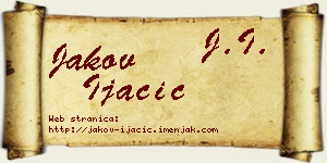 Jakov Ijačić vizit kartica